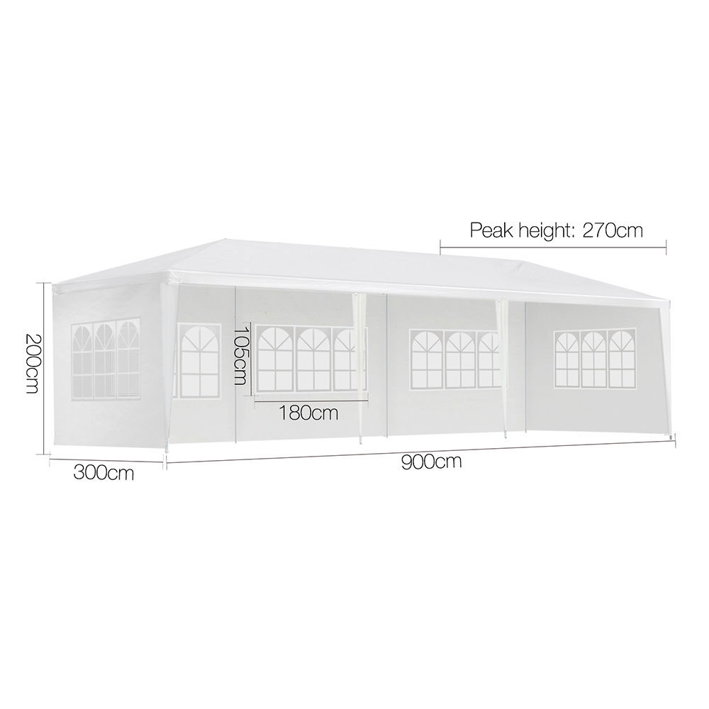 White 3x9 Event Marquee 5 Panels - Image 3