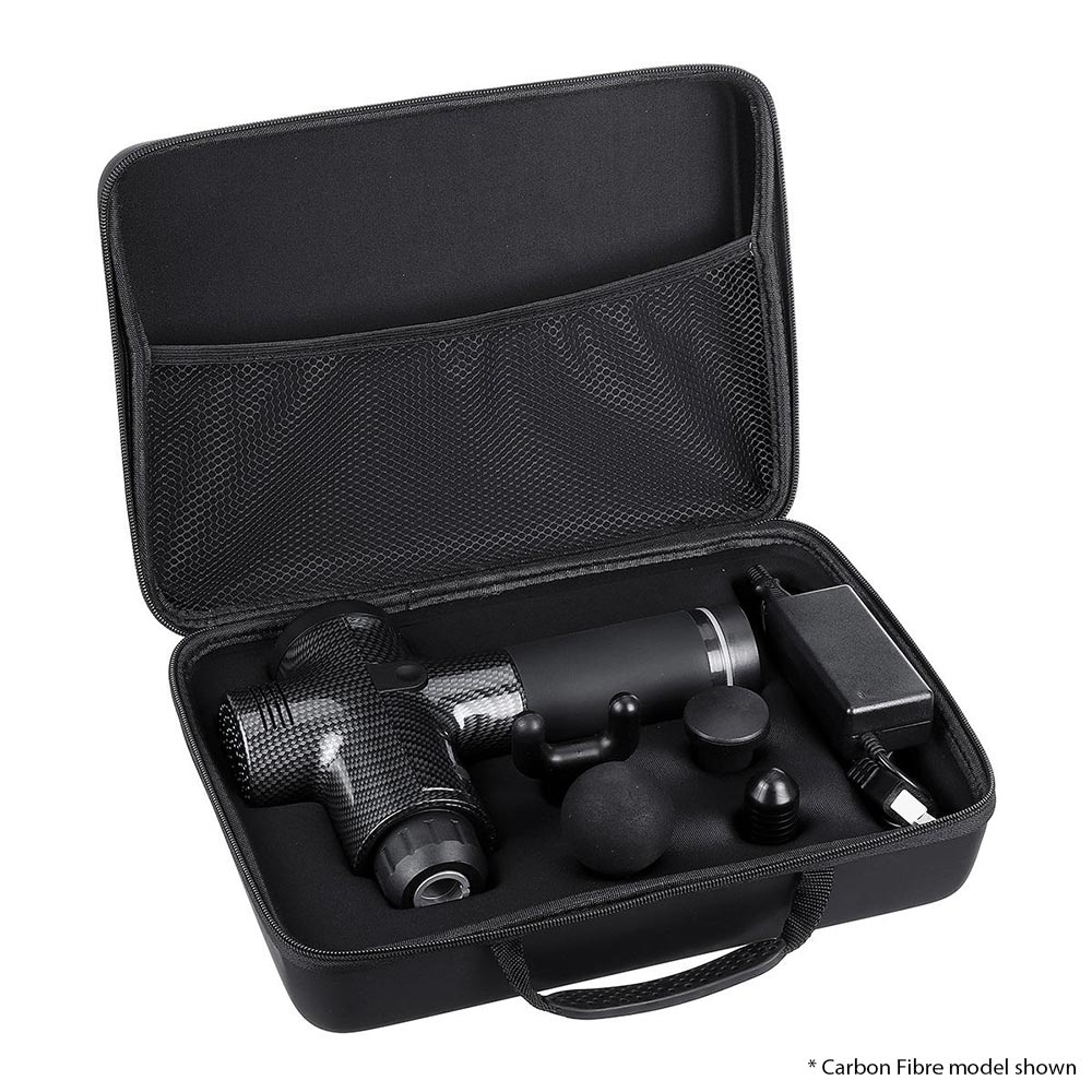 4-in-1 LCD Electric Massage Gun Black - Image 5