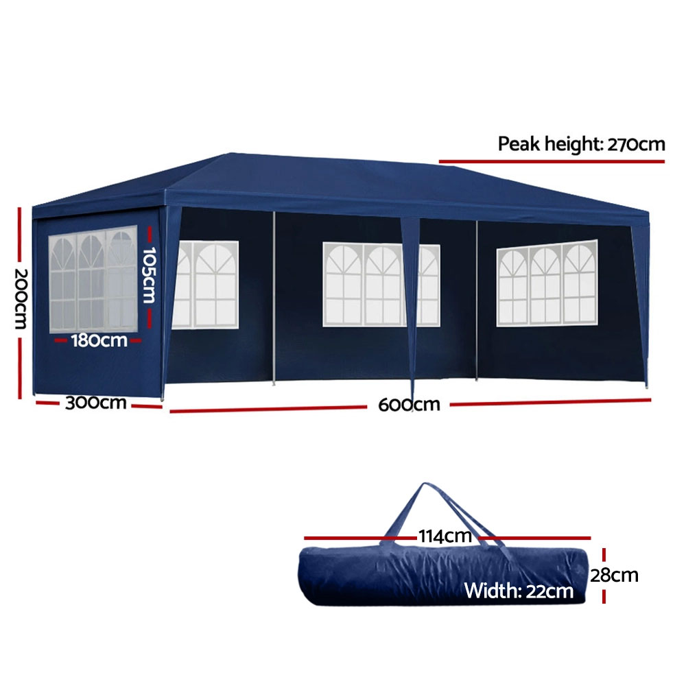 Blue 3x6 Event Marquee 6 Panels - Image 2